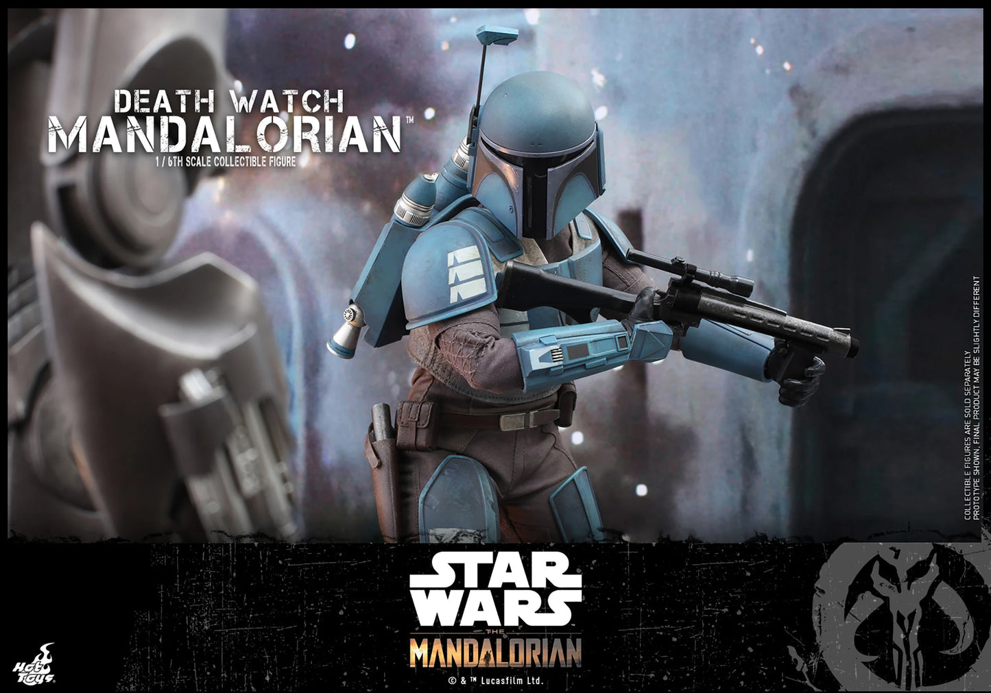 HOT TOYS STAR WARS THE MANDALORIAN DEATH WATCH MANDALORIAN 1/6 TMS026 - Anotoys Collectibles