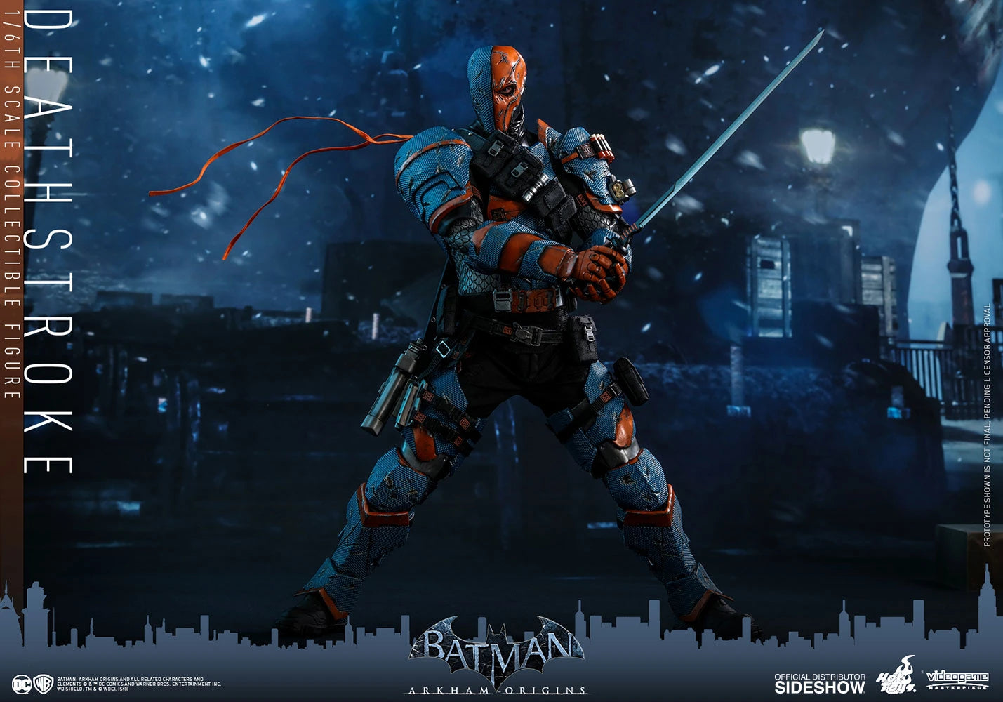 HOT TOYS DC BATMAN ARKHAM ORIGINS DEATHSTROKE COLLECTIBLE FIGURE 1/6 VGM30 - Anotoys Collectibles