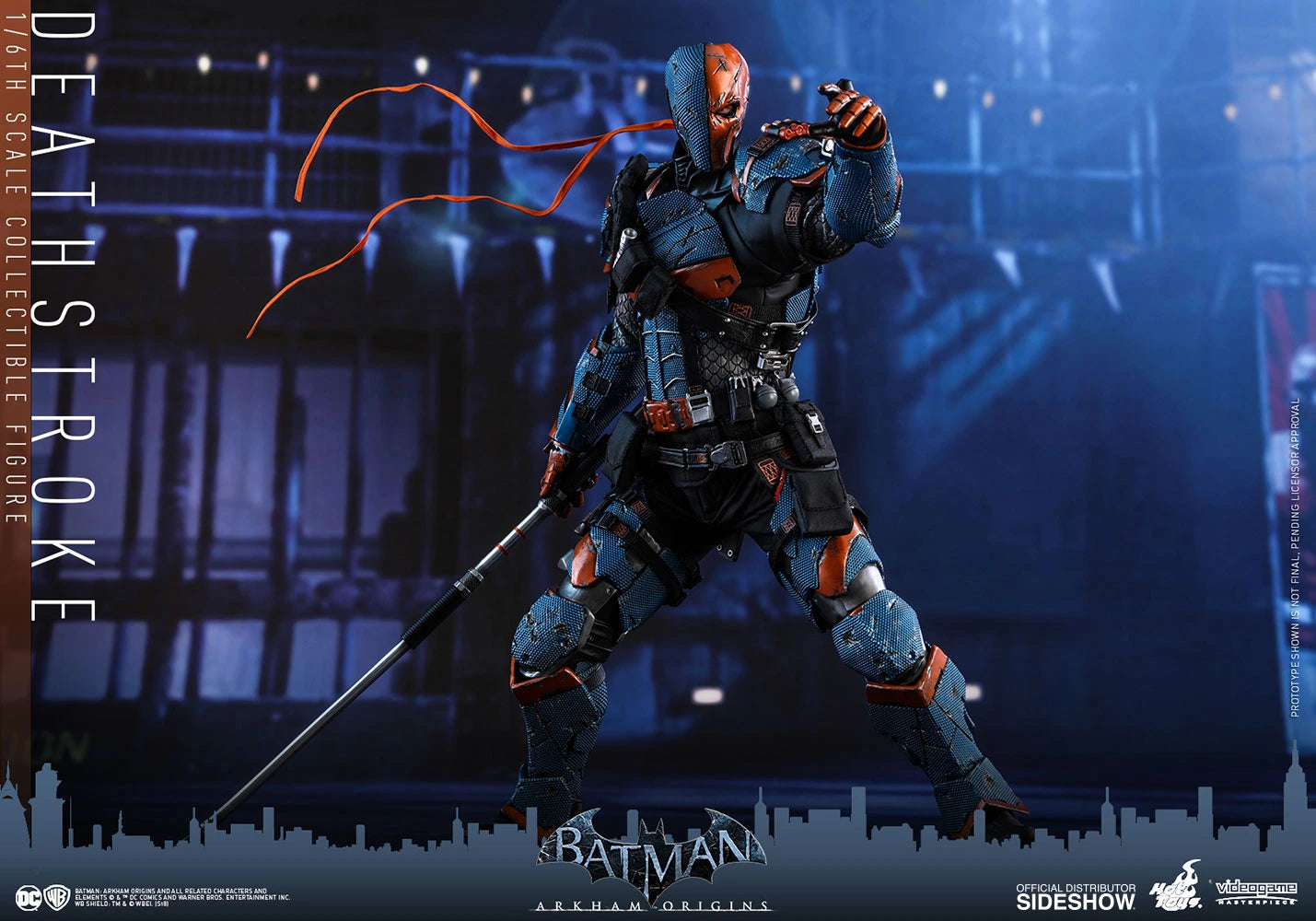 HOT TOYS DC BATMAN ARKHAM ORIGINS DEATHSTROKE COLLECTIBLE FIGURE 1/6 VGM30 - Anotoys Collectibles