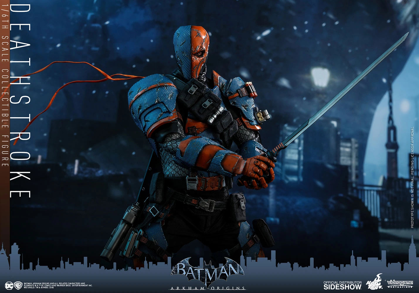 HOT TOYS DC BATMAN ARKHAM ORIGINS DEATHSTROKE COLLECTIBLE FIGURE 1/6 VGM30 - Anotoys Collectibles