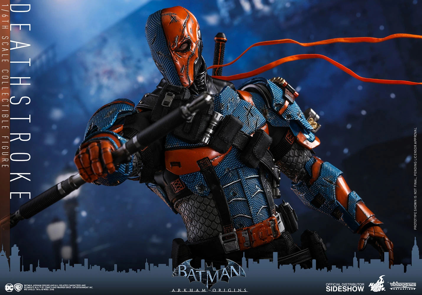 HOT TOYS DC BATMAN ARKHAM ORIGINS DEATHSTROKE COLLECTIBLE FIGURE 1/6 VGM30 - Anotoys Collectibles