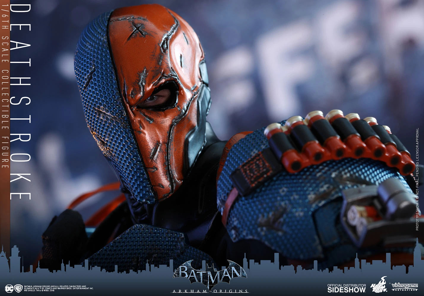 HOT TOYS DC BATMAN ARKHAM ORIGINS DEATHSTROKE COLLECTIBLE FIGURE 1/6 VGM30 - Anotoys Collectibles