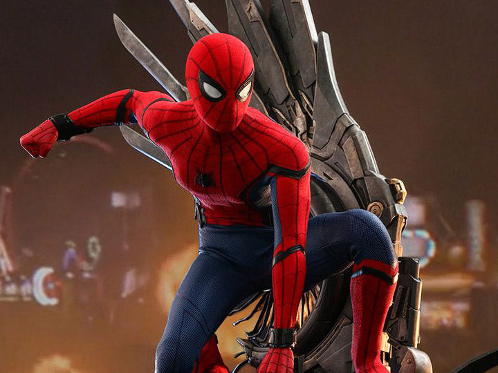 HOT TOYS SPIDERMAN: HOMECOMING SPIDERMAN (DELUXE VERSION) 1/4 QS015 - Anotoys Collectibles