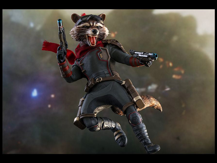 HOT TOYS MARVEL AVENGERS: ENDGAME ROCKET COLLECTIBLE FIGURE 1/6 MMS548 - Anotoys Collectibles