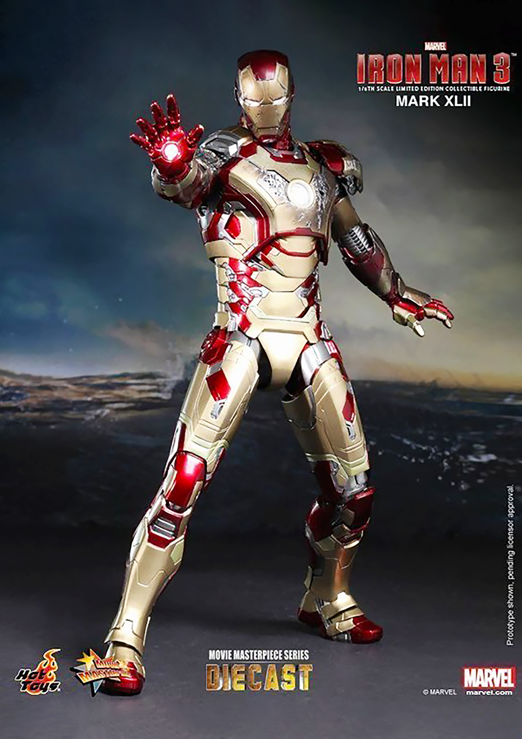 HOT TOYS MARVEL IRON MAN 3: IRON MAN MARK 42- MMS197-D02 - Anotoys Collectibles