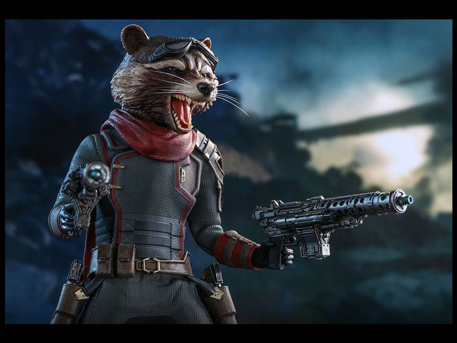 HOT TOYS MARVEL AVENGERS: ENDGAME ROCKET COLLECTIBLE FIGURE 1/6 MMS548 - Anotoys Collectibles