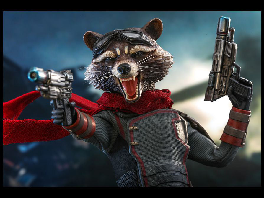 HOT TOYS MARVEL AVENGERS: ENDGAME ROCKET COLLECTIBLE FIGURE 1/6 MMS548 - Anotoys Collectibles
