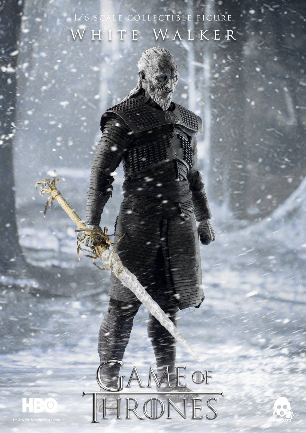 THREEZERO GAME OF THRONES: WHITE WALKER FIGURE 1/6 SCALE (REGULAR) 3Z0037 - Anotoys Collectibles