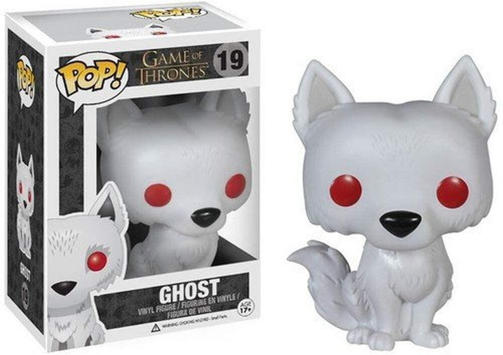 FUNKO POP! GAME OF THRONES GHOST DIREWOLF VINYL FIGURE 19 - Anotoys Collectibles