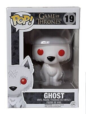 FUNKO POP! GAME OF THRONES GHOST DIREWOLF VINYL FIGURE 19 - Anotoys Collectibles