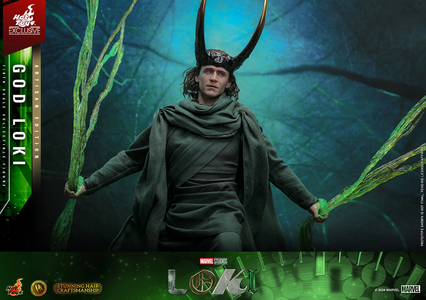 HOT TOYS MARVEL'S 1/6TH SCALE GOD LOKI COLLECTIBLE FIGURE (ARTISAN EDITION) - DX41AE - Anotoys Collectibles