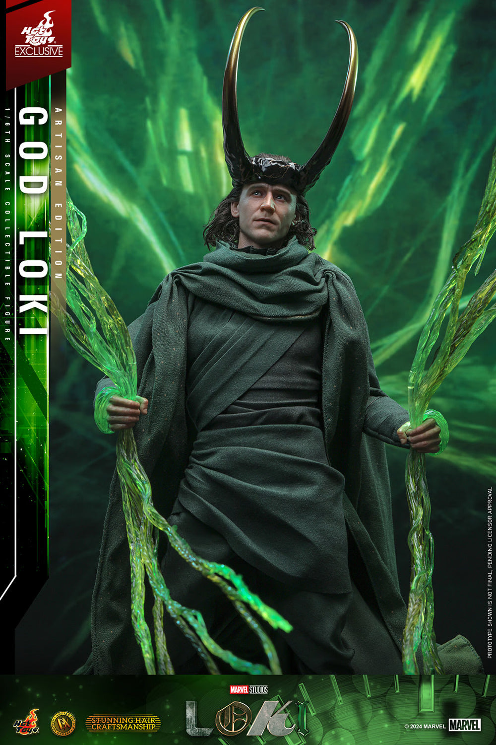 HOT TOYS MARVEL'S 1/6TH SCALE GOD LOKI COLLECTIBLE FIGURE (ARTISAN EDITION) - DX41AE - Anotoys Collectibles