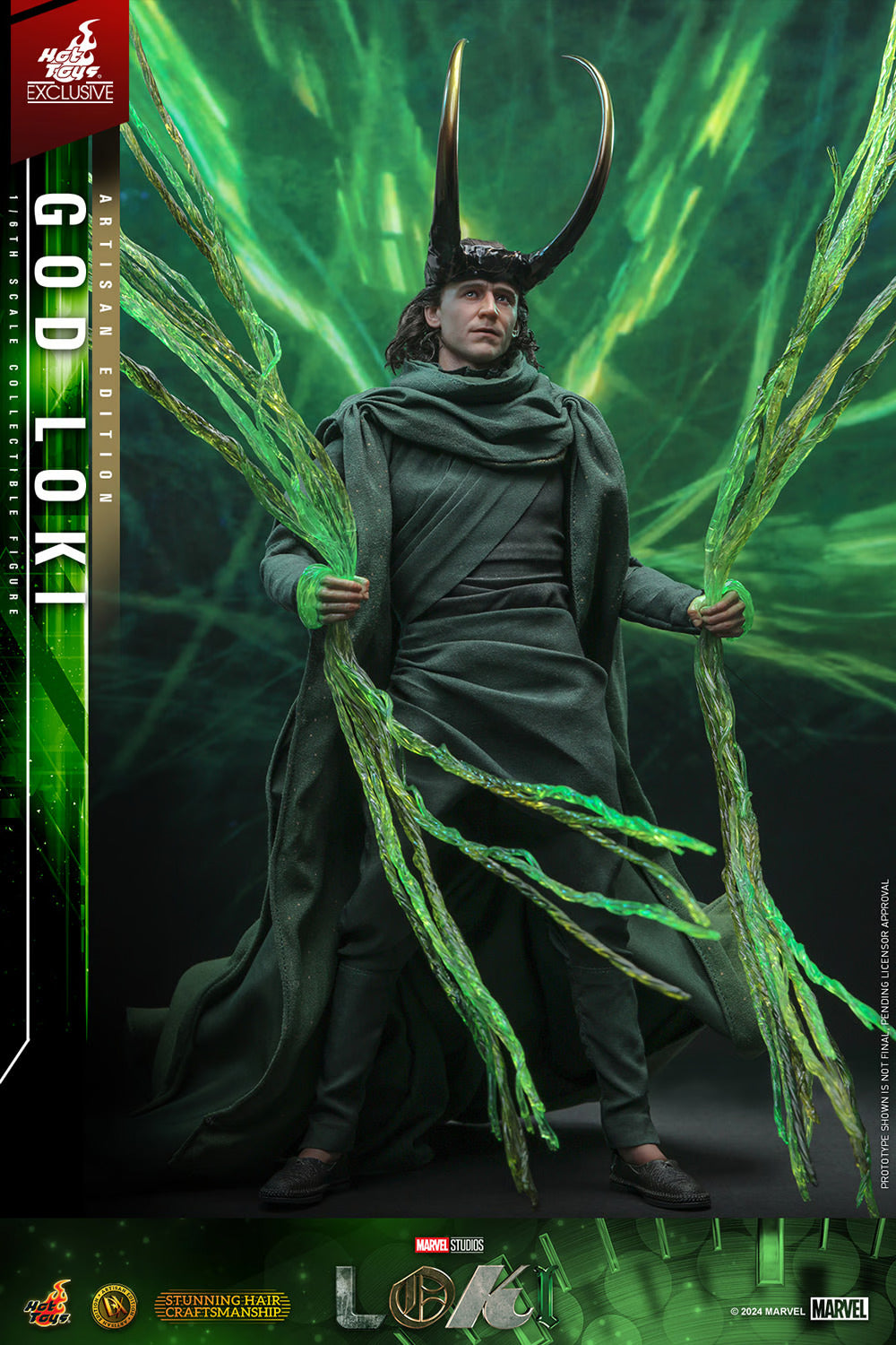 HOT TOYS MARVEL'S 1/6TH SCALE GOD LOKI COLLECTIBLE FIGURE (ARTISAN EDITION) - DX41AE - Anotoys Collectibles