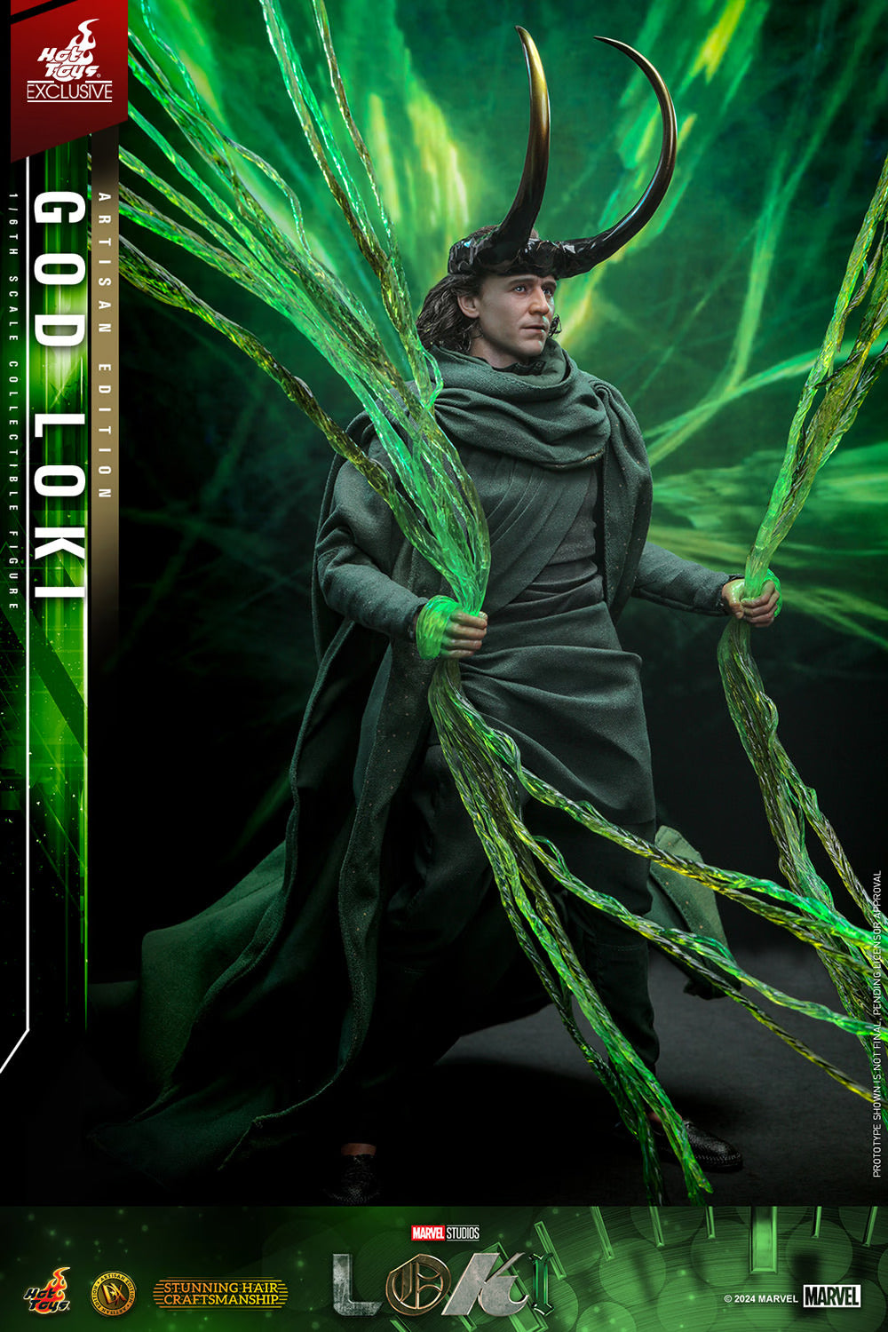 HOT TOYS MARVEL'S 1/6TH SCALE GOD LOKI COLLECTIBLE FIGURE (ARTISAN EDITION) - DX41AE - Anotoys Collectibles