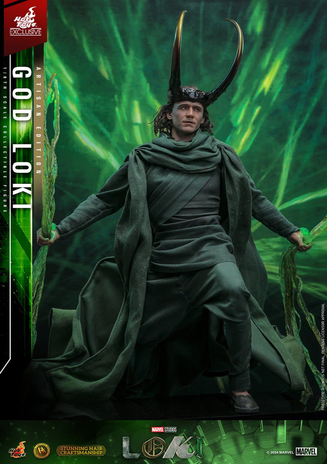 HOT TOYS MARVEL'S 1/6TH SCALE GOD LOKI COLLECTIBLE FIGURE (ARTISAN EDITION) - DX41AE - Anotoys Collectibles