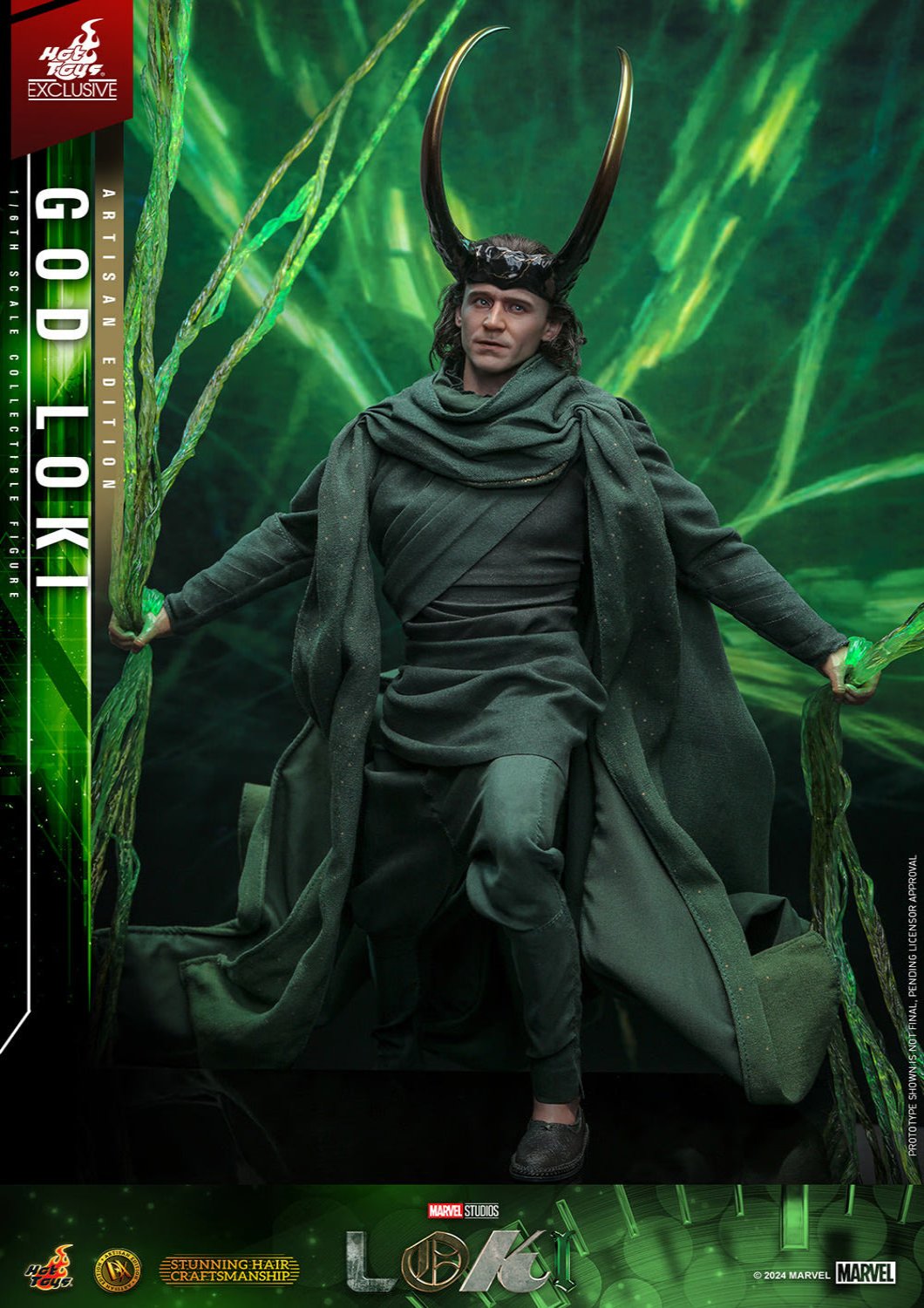 HOT TOYS MARVEL'S 1/6TH SCALE GOD LOKI COLLECTIBLE FIGURE (ARTISAN EDITION) - DX41AE - Anotoys Collectibles