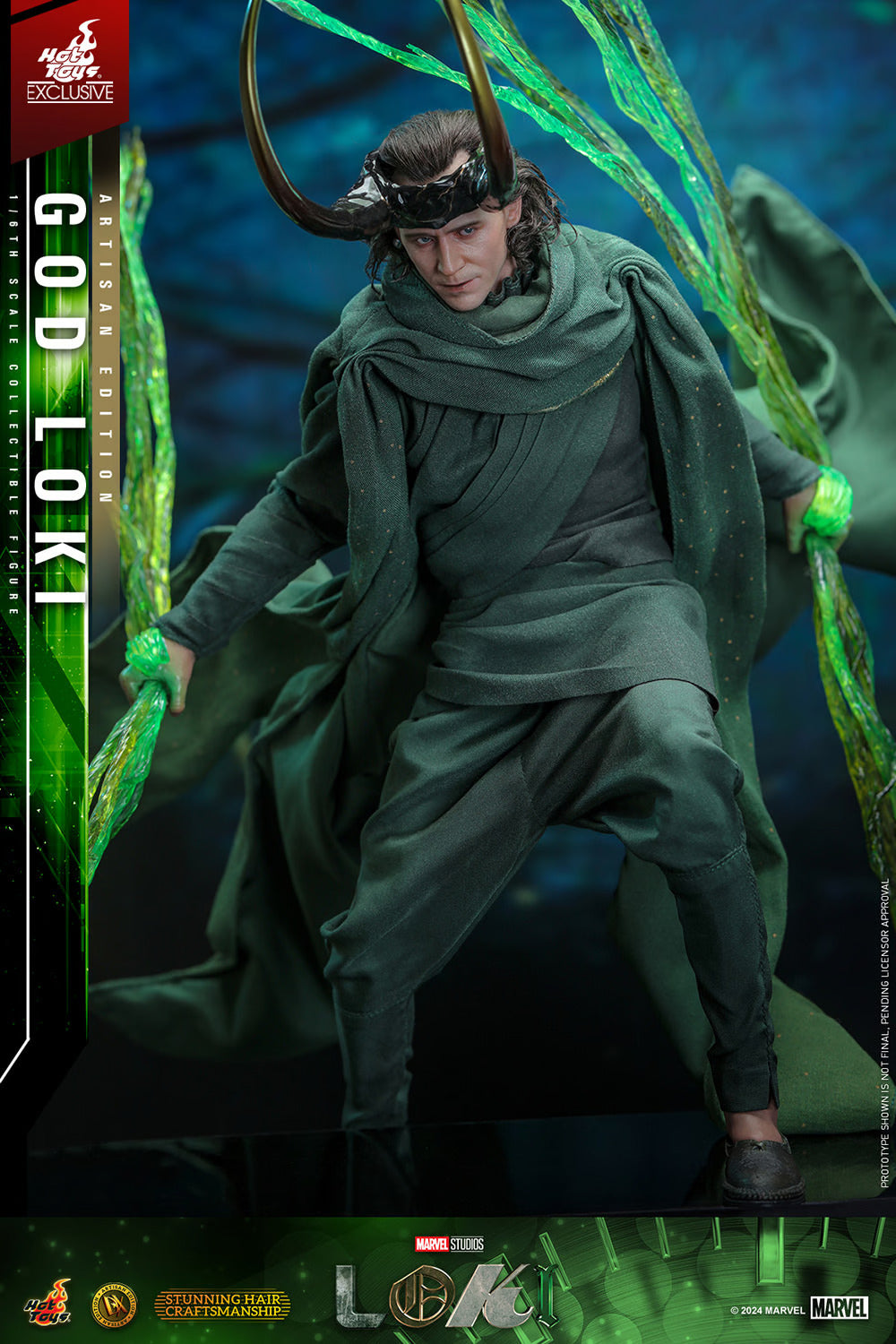 HOT TOYS MARVEL'S 1/6TH SCALE GOD LOKI COLLECTIBLE FIGURE (ARTISAN EDITION) - DX41AE - Anotoys Collectibles