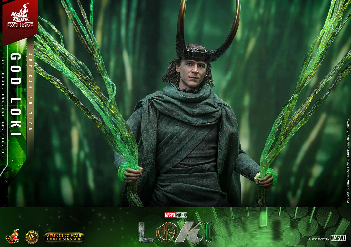 HOT TOYS MARVEL'S 1/6TH SCALE GOD LOKI COLLECTIBLE FIGURE (ARTISAN EDITION) - DX41AE - Anotoys Collectibles