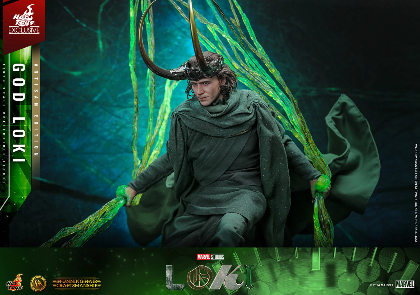 HOT TOYS MARVEL'S 1/6TH SCALE GOD LOKI COLLECTIBLE FIGURE (ARTISAN EDITION) - DX41AE - Anotoys Collectibles