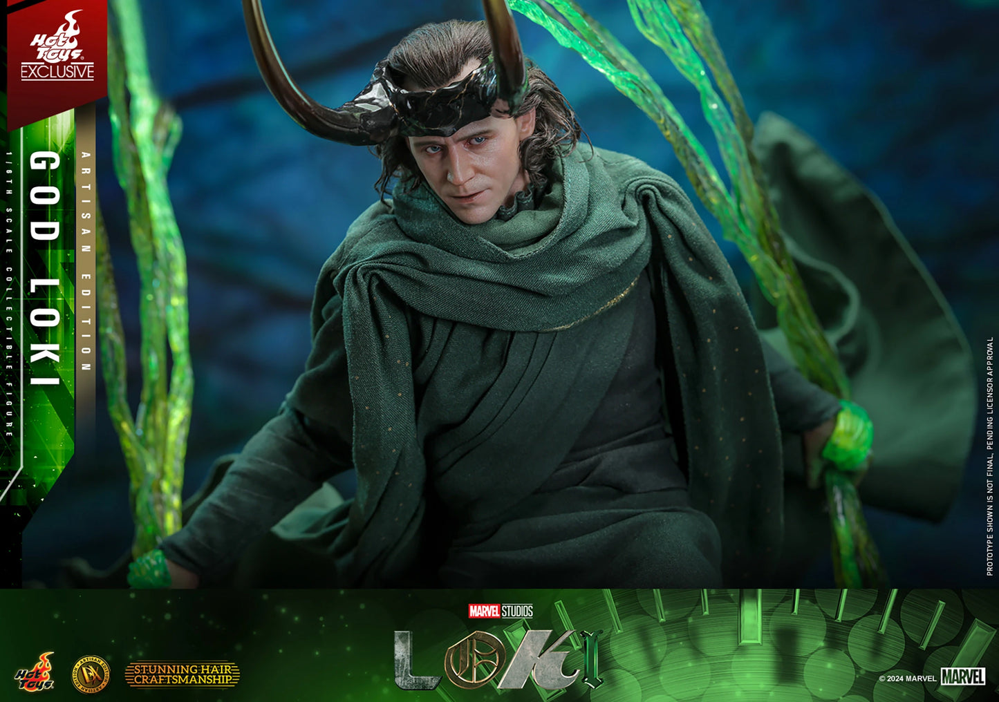 HOT TOYS MARVEL'S 1/6TH SCALE GOD LOKI COLLECTIBLE FIGURE (ARTISAN EDITION) - DX41AE - Anotoys Collectibles