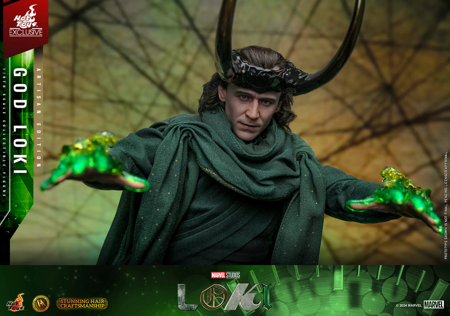 HOT TOYS MARVEL'S 1/6TH SCALE GOD LOKI COLLECTIBLE FIGURE (ARTISAN EDITION) - DX41AE - Anotoys Collectibles