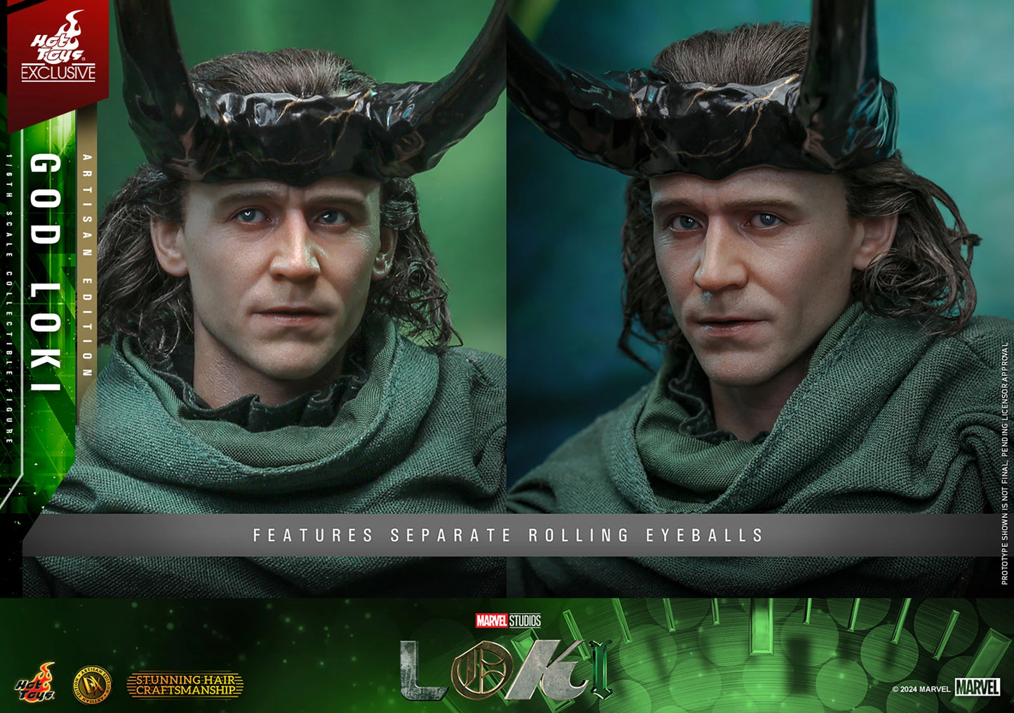 HOT TOYS MARVEL'S 1/6TH SCALE GOD LOKI COLLECTIBLE FIGURE (ARTISAN EDITION) - DX41AE - Anotoys Collectibles