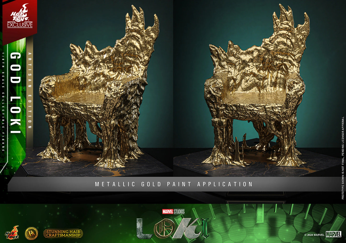HOT TOYS MARVEL'S 1/6TH SCALE GOD LOKI COLLECTIBLE FIGURE (ARTISAN EDITION) - DX41AE - Anotoys Collectibles