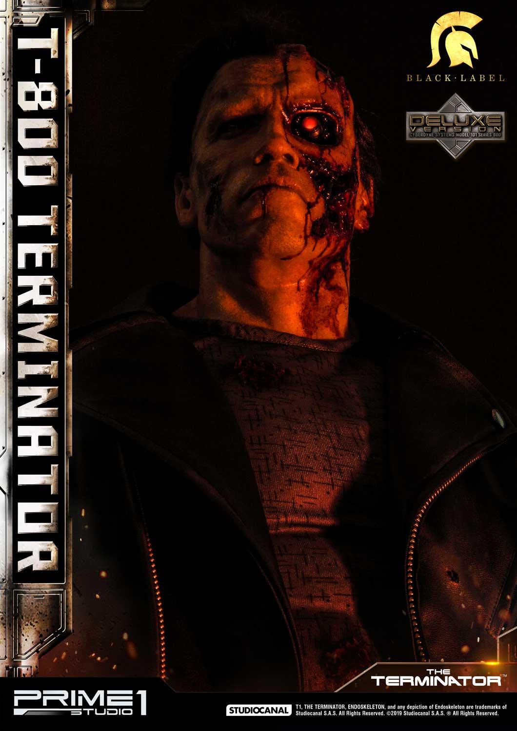 PRIME 1 STUDIO T-800 TERMINATOR DELUXE VERSION 1/2 HDMMBLT1-02DX - Anotoys Collectibles