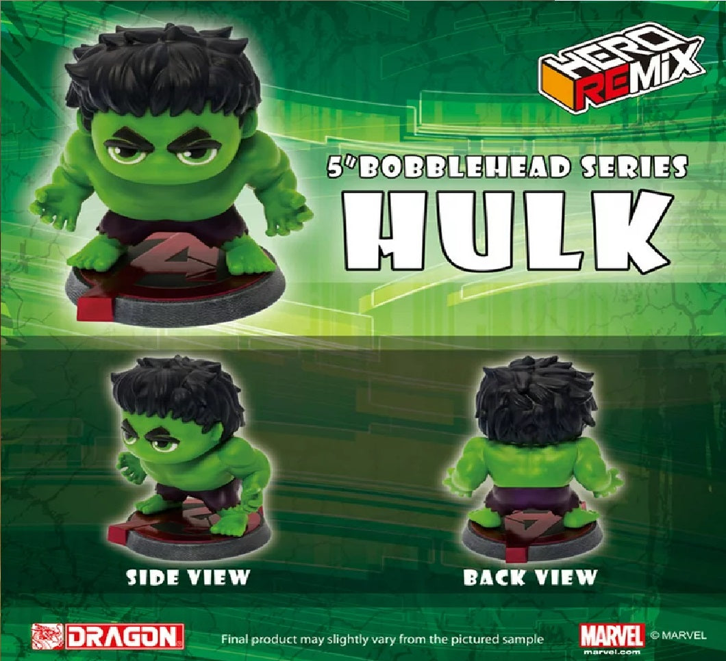 DRAGON MARVEL HULK BOBBLEHEAD HERO REMIX - #36014 - Anotoys Collectibles