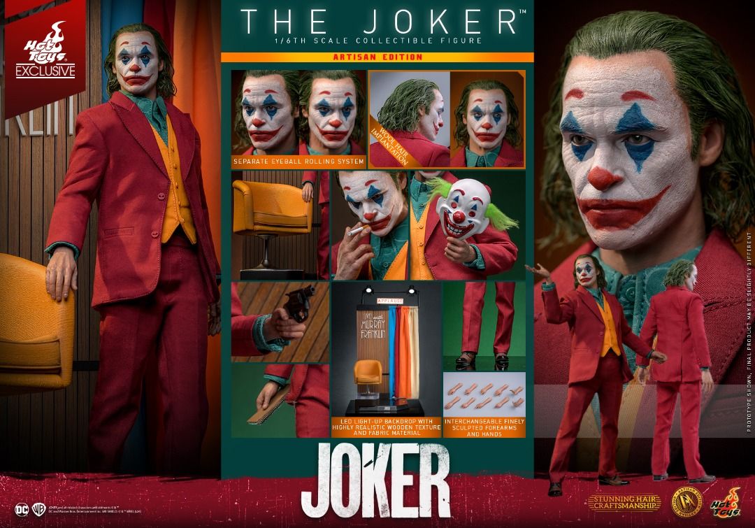 HOT TOYS JOKER - 1/6TH SCALE THE JOKER COLLECTIBLE FIGURE (ARTISAN EDITION) - DX42AE - Anotoys Collectibles