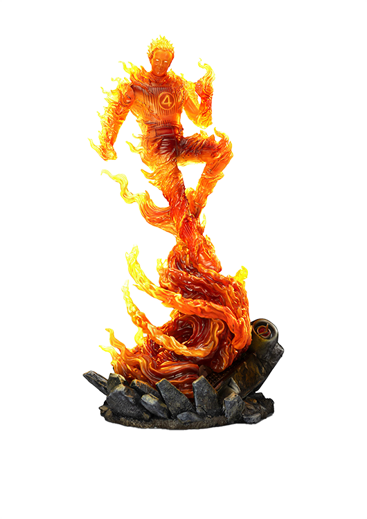 IRON STUDIOS HUMAN TORCH - THE FANTASTIC FOUR FIRST STEPS ART SCALE 1/10 - Marcas203325-10(PRE-ORDER) - Anotoys Collectibles