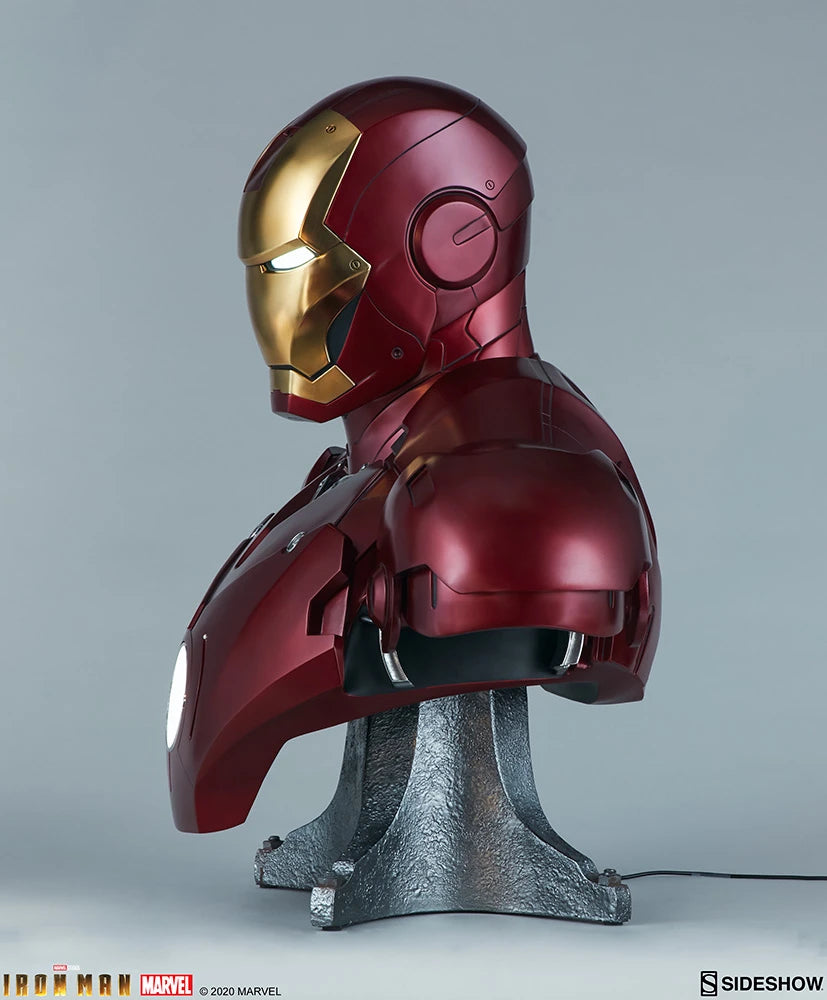 SIDESHOW COLLECTIBLES IRON MAN MARK III - MARK 3 BUST 400329 - Anotoys Collectibles