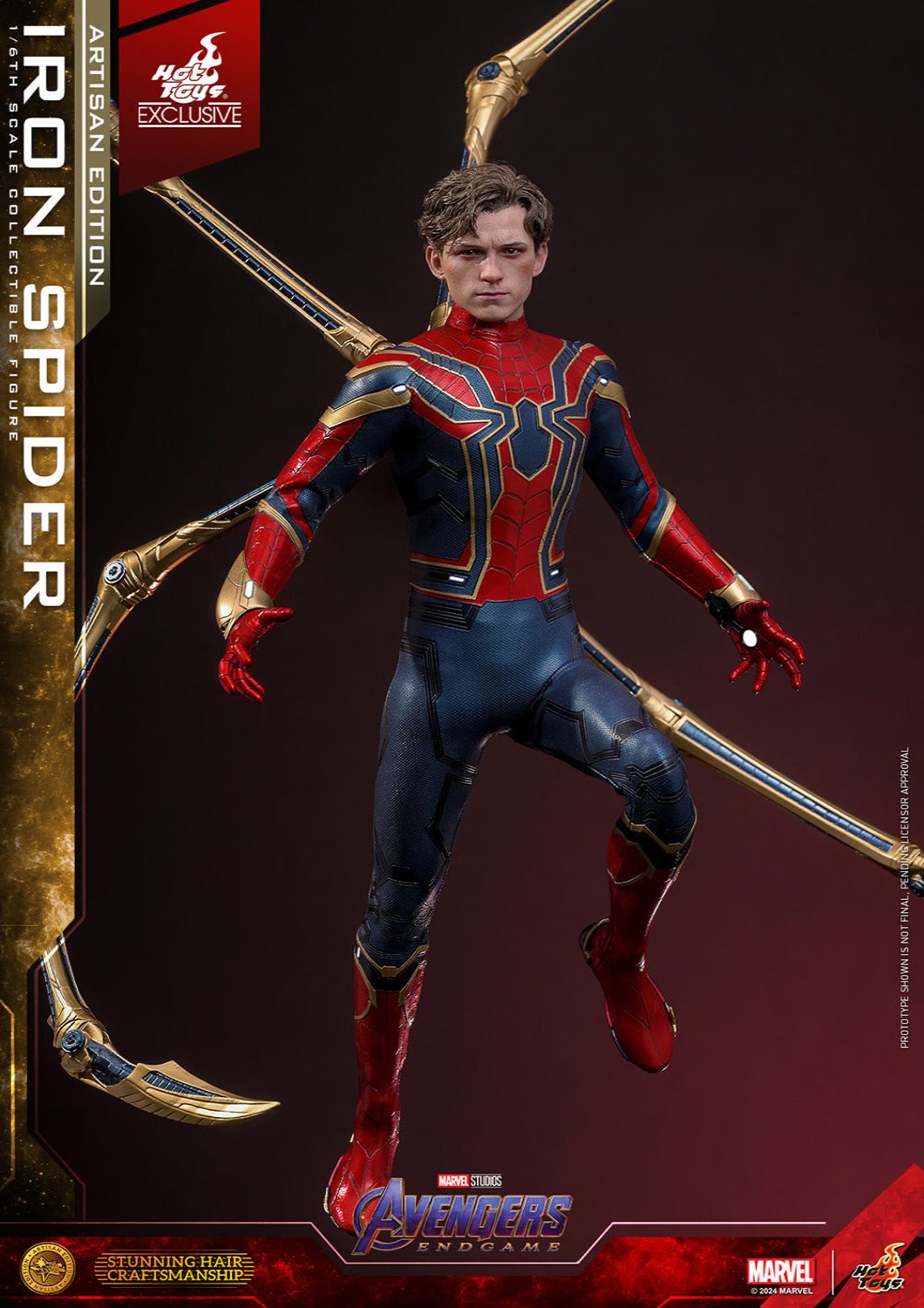HOT TOYS MARVEL’S AVENGERS: ENDGAME - 1/6TH SCALE IRON SPIDER COLLECTIBLE FIGURE (ARTISAN EDITION)- MMS761AE - Anotoys Collectibles