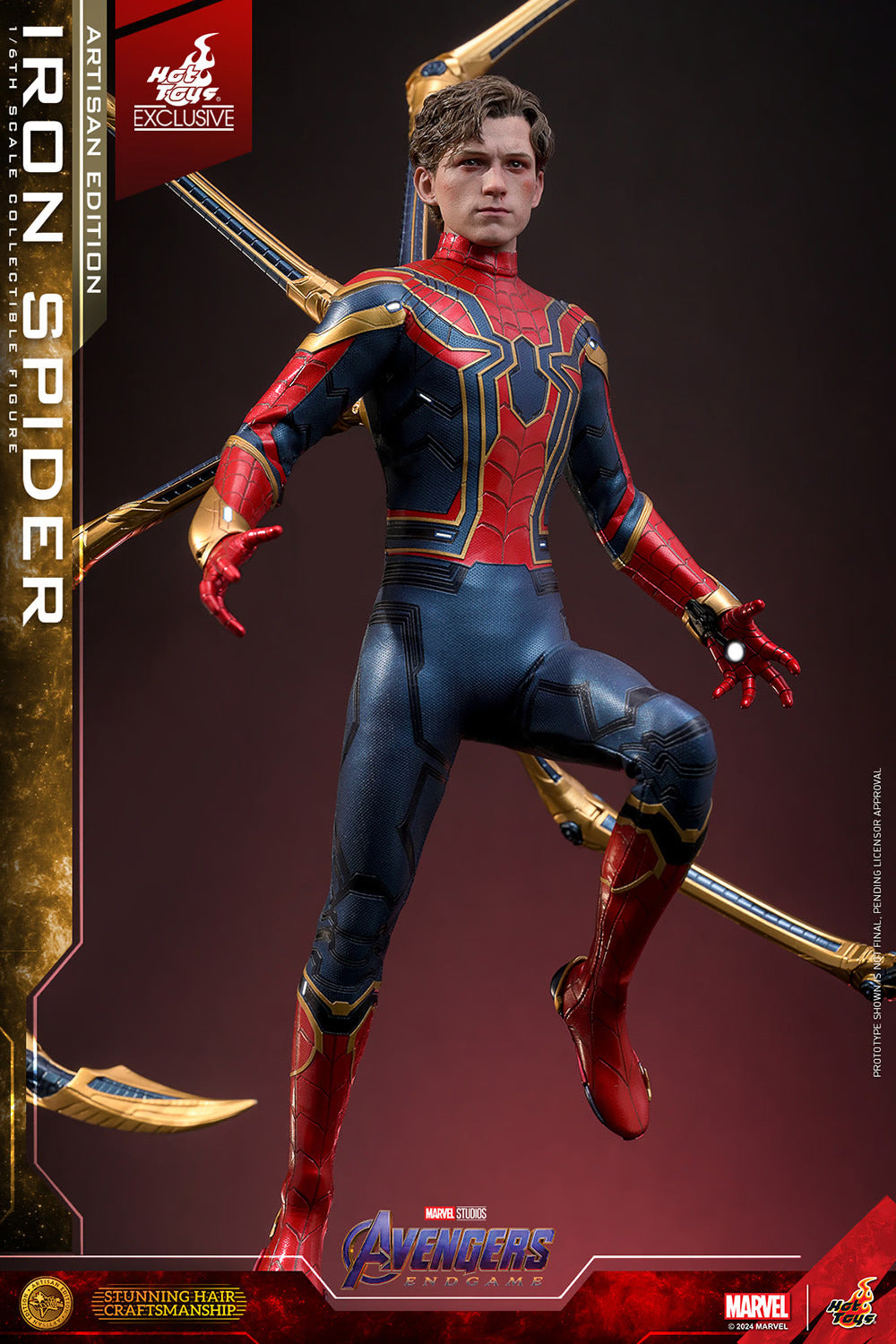 HOT TOYS MARVEL’S AVENGERS: ENDGAME - 1/6TH SCALE IRON SPIDER COLLECTIBLE FIGURE (ARTISAN EDITION)- MMS761AE - Anotoys Collectibles