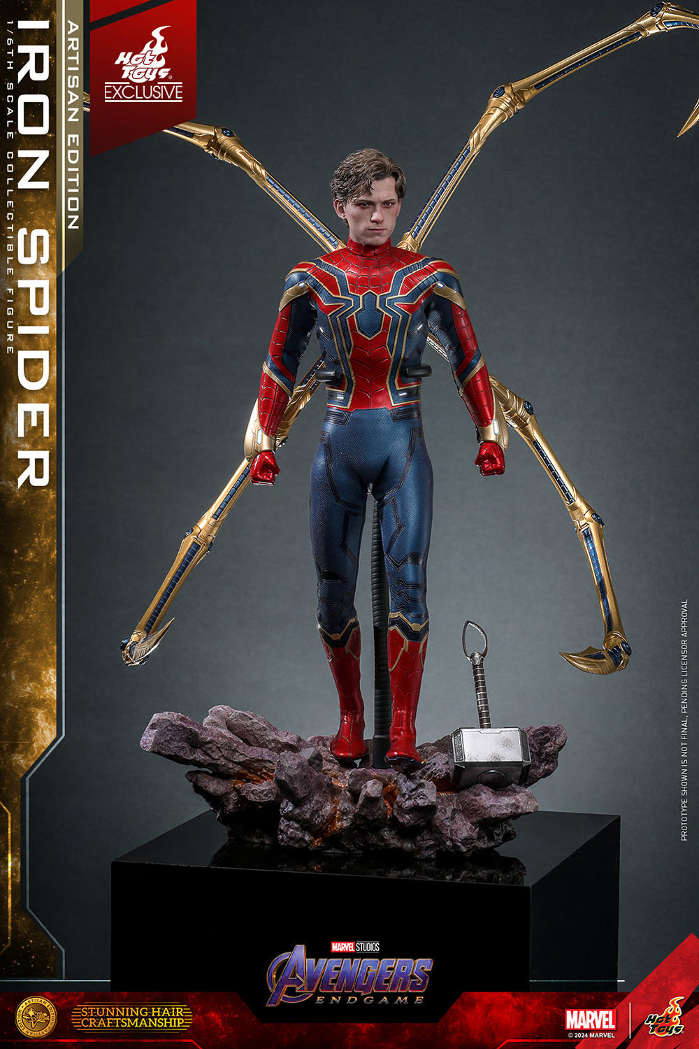 HOT TOYS MARVEL’S AVENGERS: ENDGAME - 1/6TH SCALE IRON SPIDER COLLECTIBLE FIGURE (ARTISAN EDITION)- MMS761AE - Anotoys Collectibles