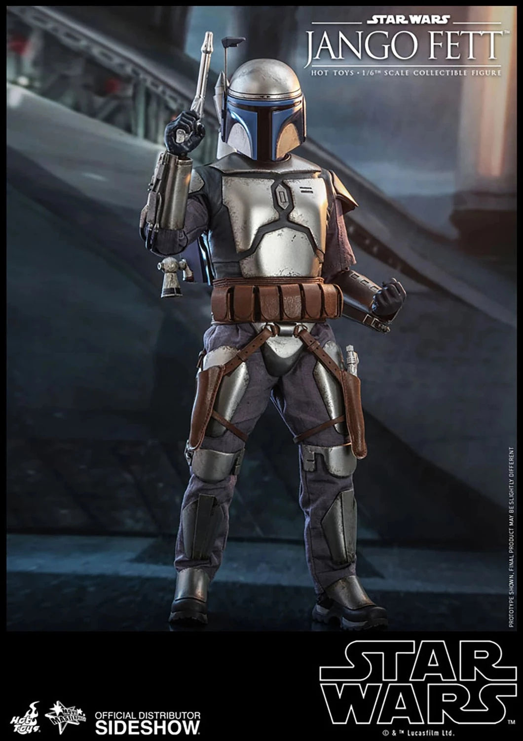 SIDESHOW STAR WARS EPISODE II ATTACK OF THE CLONES JANGO FETT 1/6 SCALE - 2149 - Anotoys Collectibles