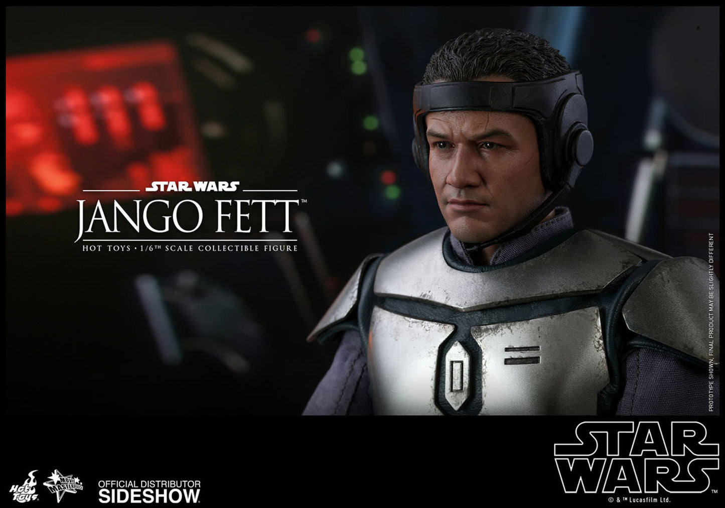 SIDESHOW STAR WARS EPISODE II ATTACK OF THE CLONES JANGO FETT 1/6 SCALE - 2149 - Anotoys Collectibles