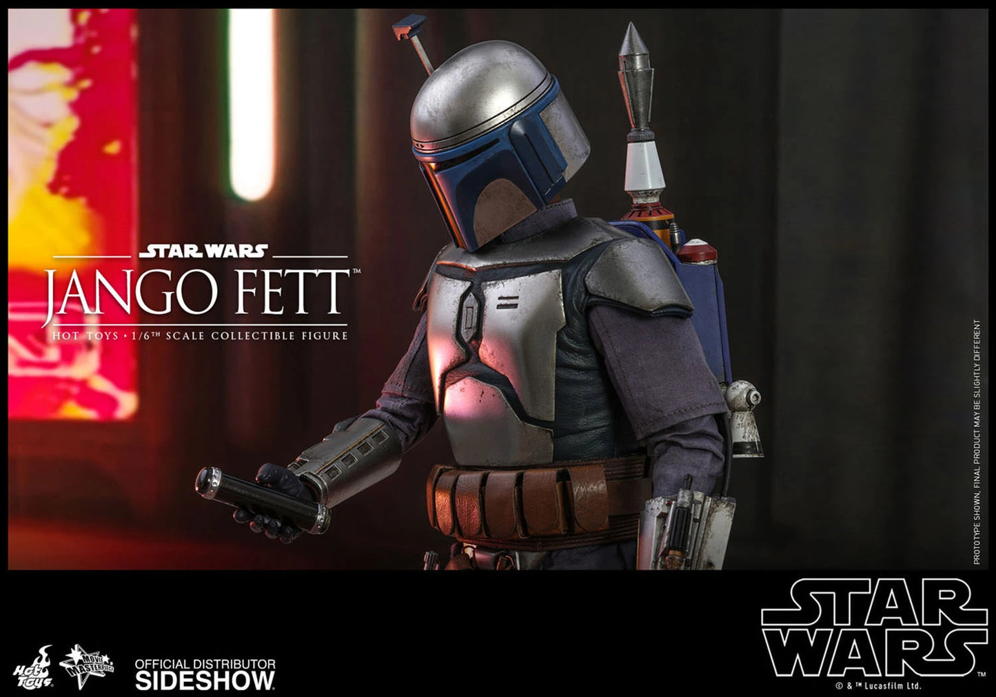 SIDESHOW STAR WARS EPISODE II ATTACK OF THE CLONES JANGO FETT 1/6 SCALE - 2149 - Anotoys Collectibles