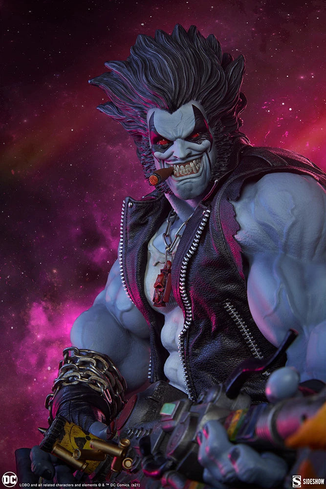 SIDESHOW DC COMICS LOBO MAQUETTE 1/4 300682 - Anotoys Collectibles