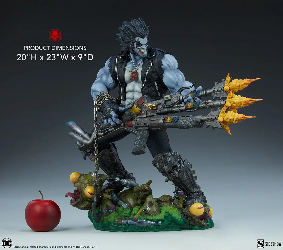 SIDESHOW DC COMICS LOBO MAQUETTE 1/4 300682 - Anotoys Collectibles