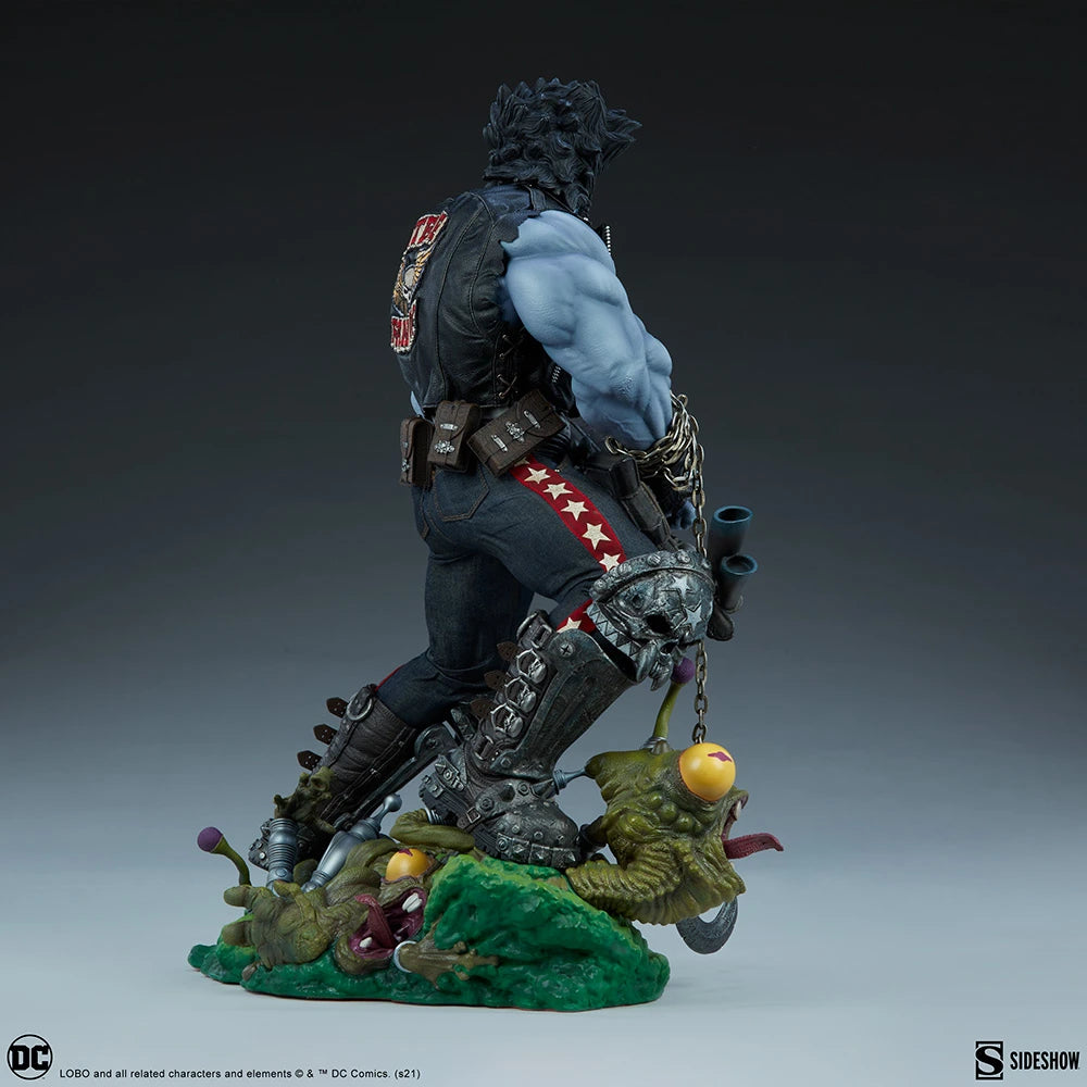 SIDESHOW DC COMICS LOBO MAQUETTE 1/4 300682 - Anotoys Collectibles