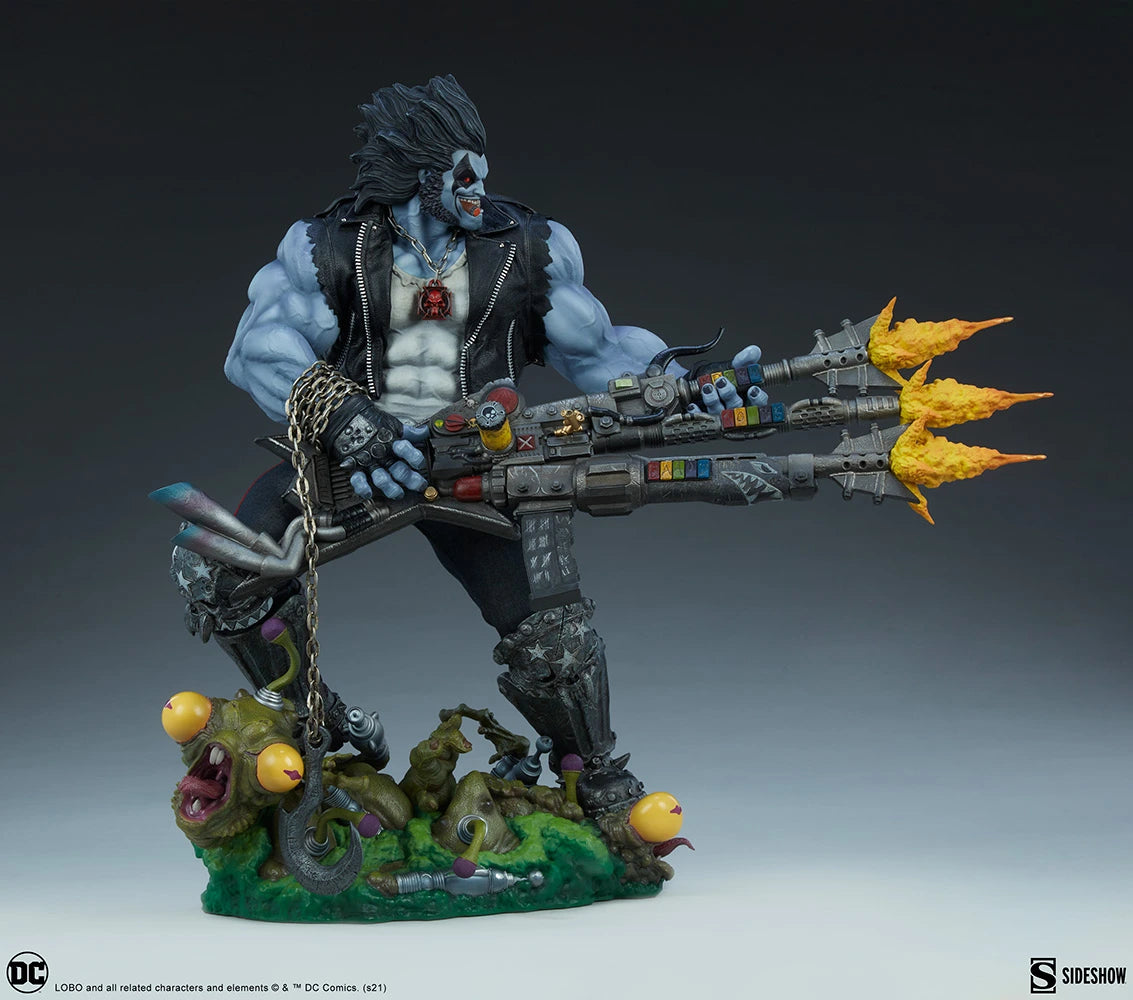 SIDESHOW DC COMICS LOBO MAQUETTE 1/4 300682 - Anotoys Collectibles