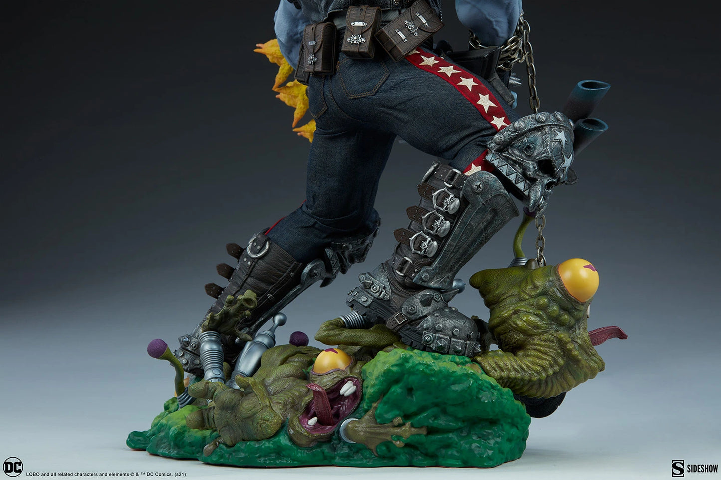 SIDESHOW DC COMICS LOBO MAQUETTE 1/4 300682 - Anotoys Collectibles