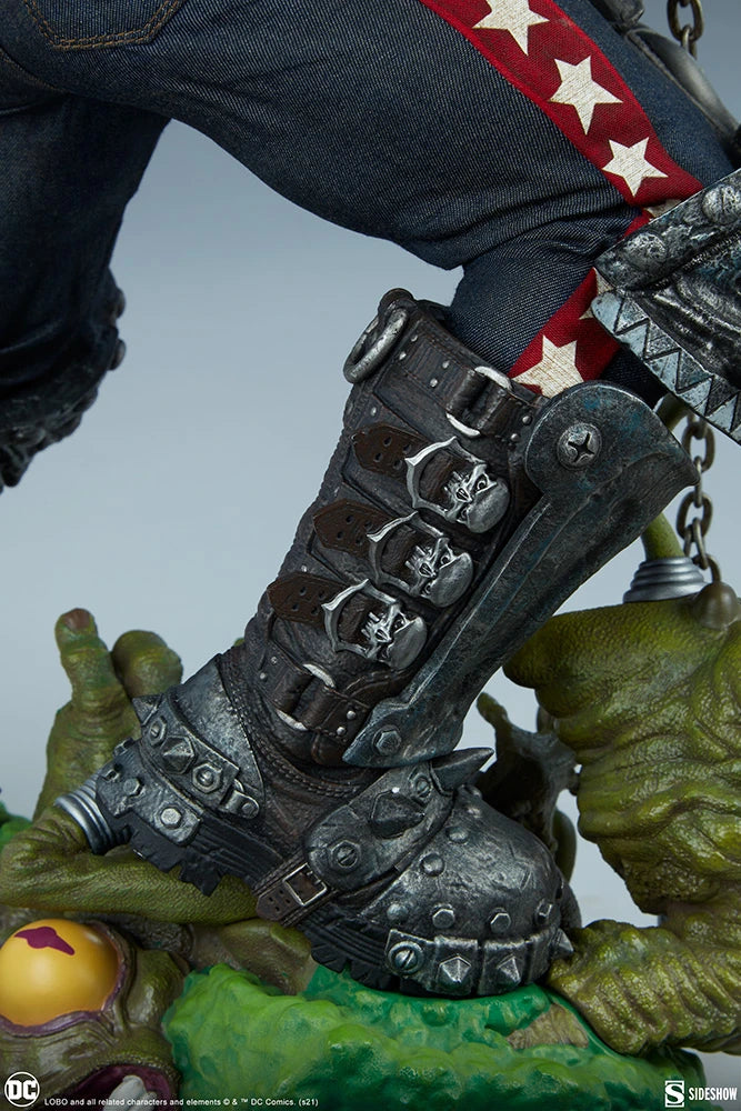 SIDESHOW DC COMICS LOBO MAQUETTE 1/4 300682 - Anotoys Collectibles