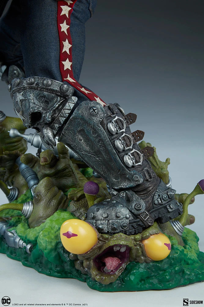 SIDESHOW DC COMICS LOBO MAQUETTE 1/4 300682 - Anotoys Collectibles