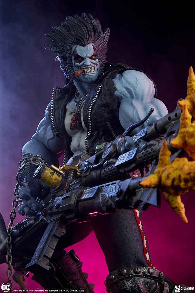 SIDESHOW DC COMICS LOBO MAQUETTE 1/4 300682 - Anotoys Collectibles