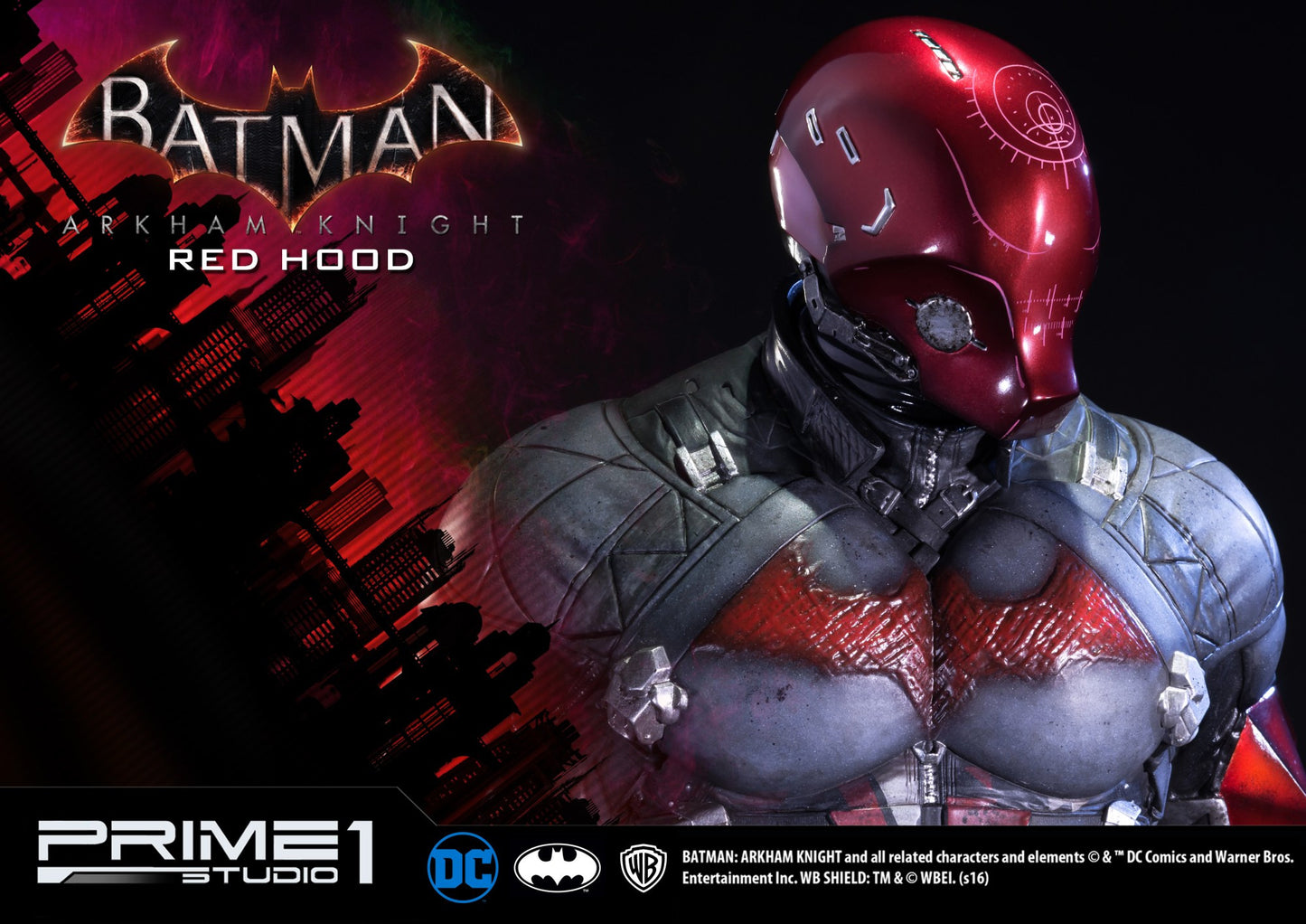 PRIME 1 STUDIO BATMAN: ARKHAM KNIGHT RED HOOD - MMDC-09 - Anotoys Collectibles