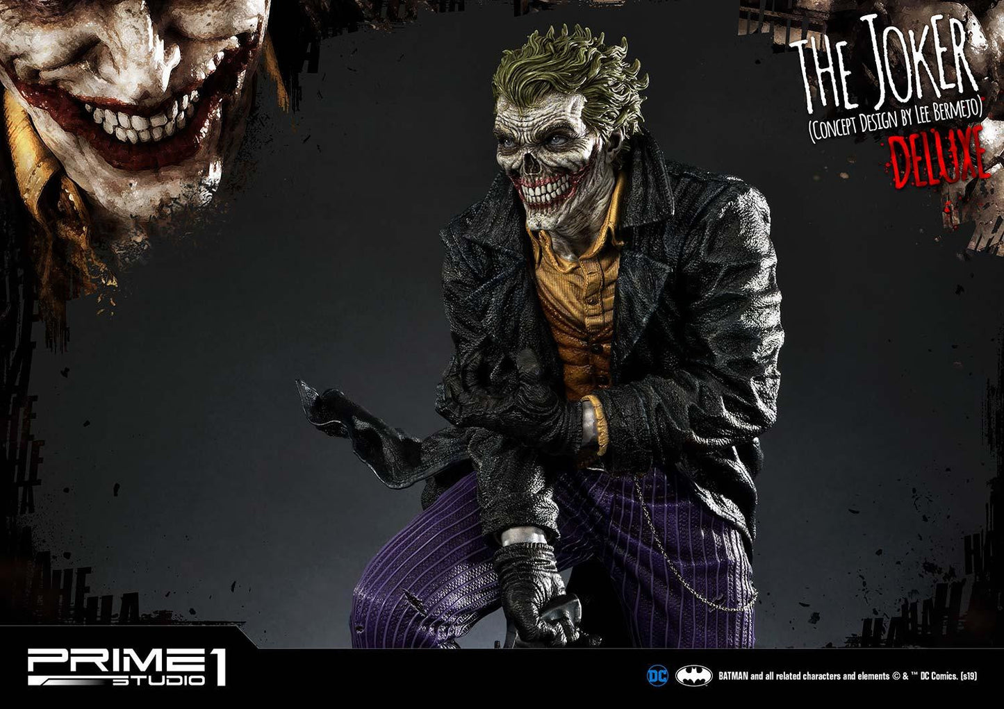 PRIME 1 STUDIO DC THE JOKER LEE BERMEJO DELUXE VERSION MMDC-35DX - Anotoys Collectibles