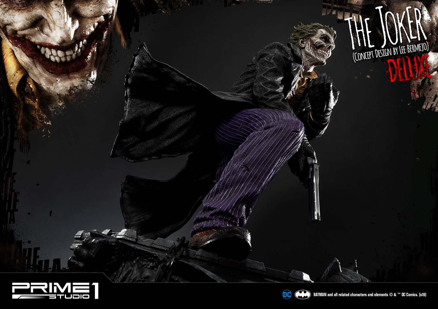 PRIME 1 STUDIO DC THE JOKER LEE BERMEJO DELUXE VERSION MMDC-35DX - Anotoys Collectibles