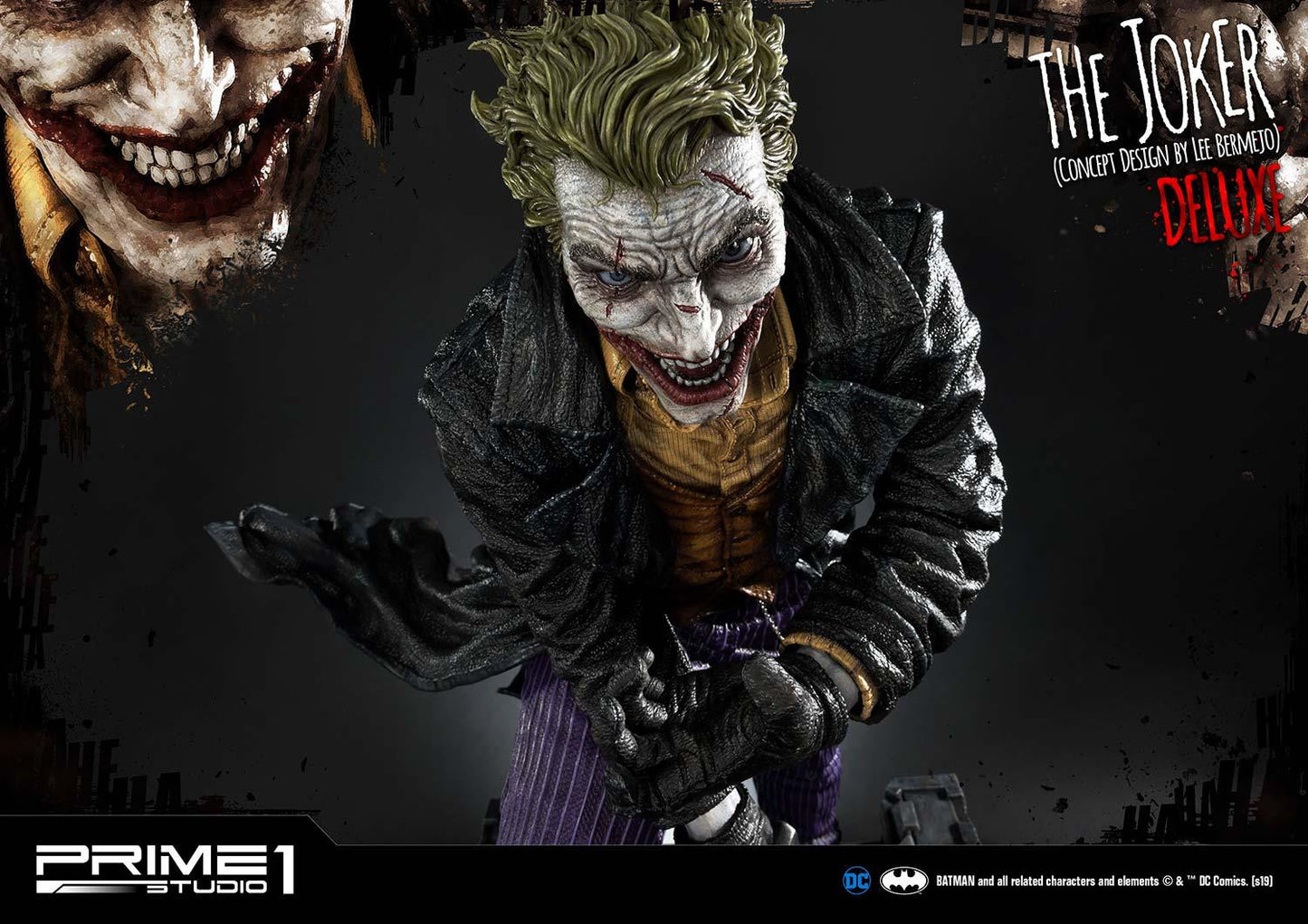 PRIME 1 STUDIO DC THE JOKER LEE BERMEJO DELUXE VERSION MMDC-35DX - Anotoys Collectibles